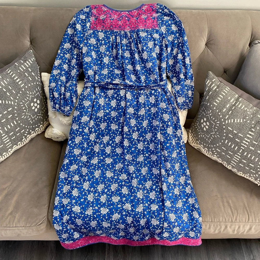 {J.Crew} Embroidered Caftan - Picture 3 of 10